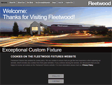 Tablet Screenshot of fleetwoodfixtures.com